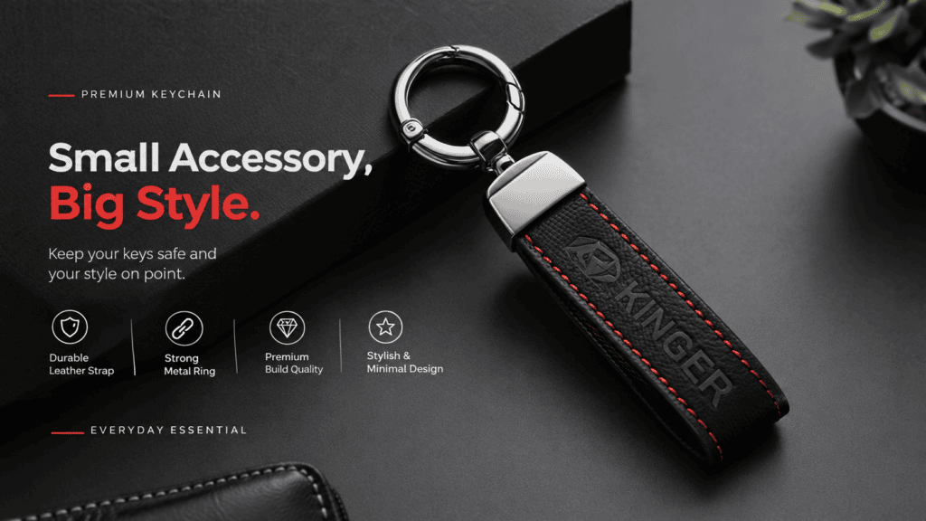 Leather Keychain Embroidery: Small Detail, Big Impact