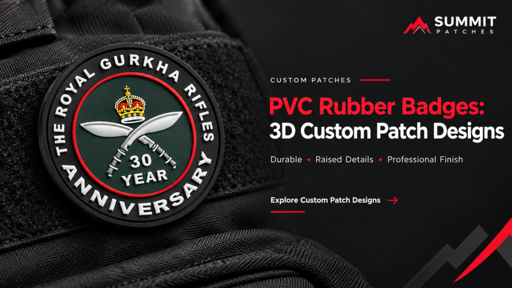 PVC Rubber Badges: A Modern Way to Create Custom Patch Designs