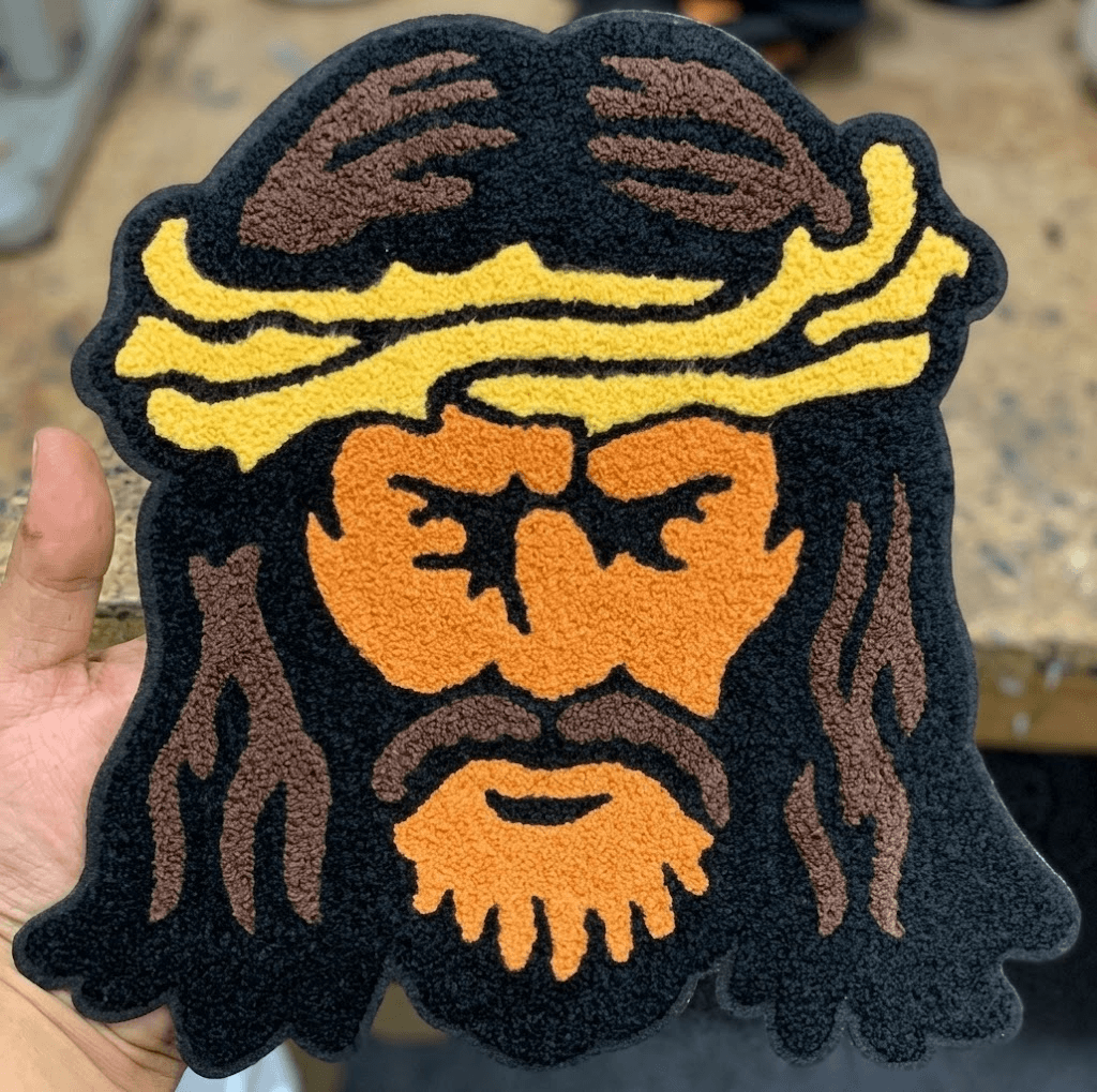 Jesus Christ Religious Chenille Crown Patch